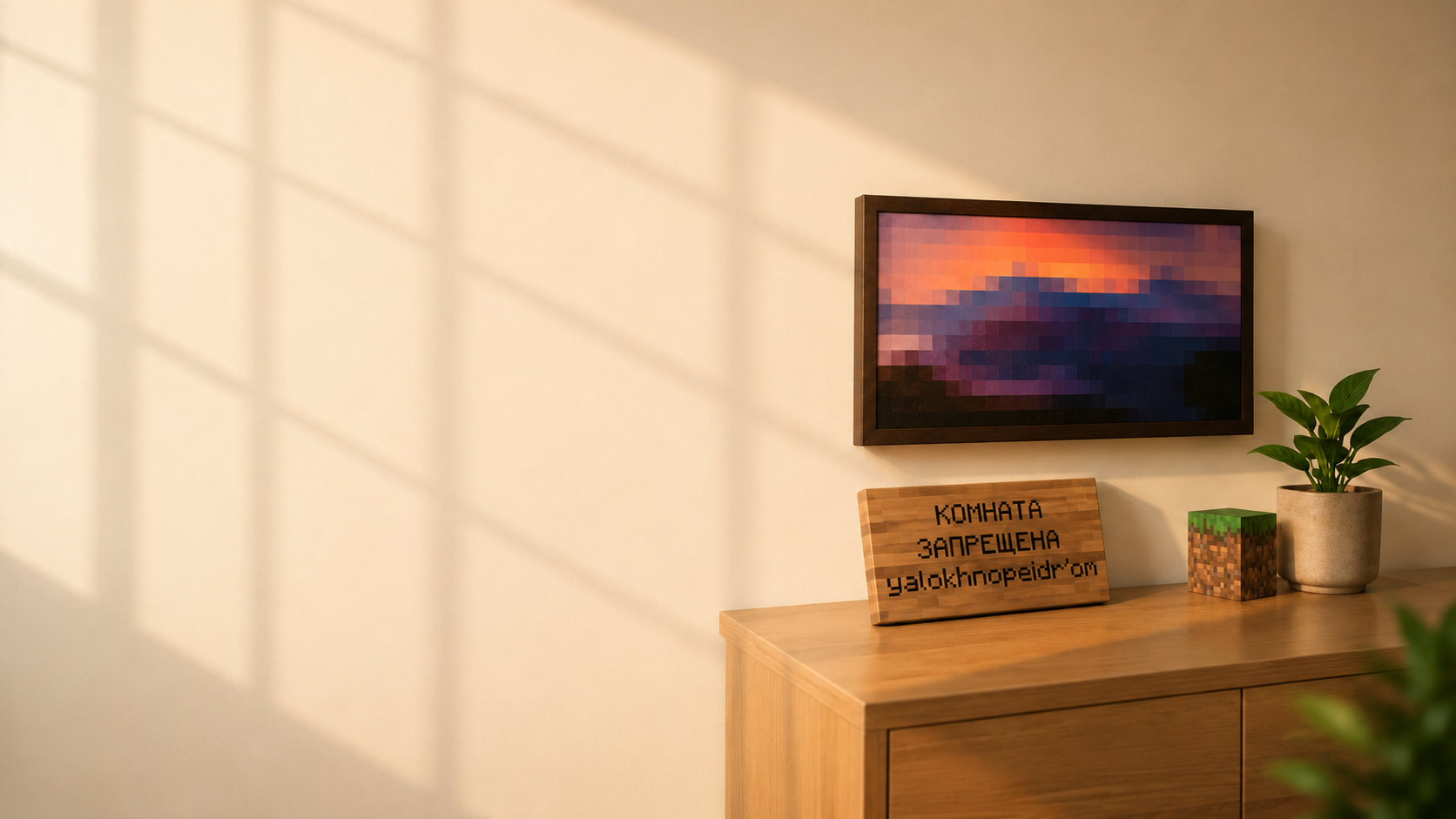 Картины MineDecor на стене